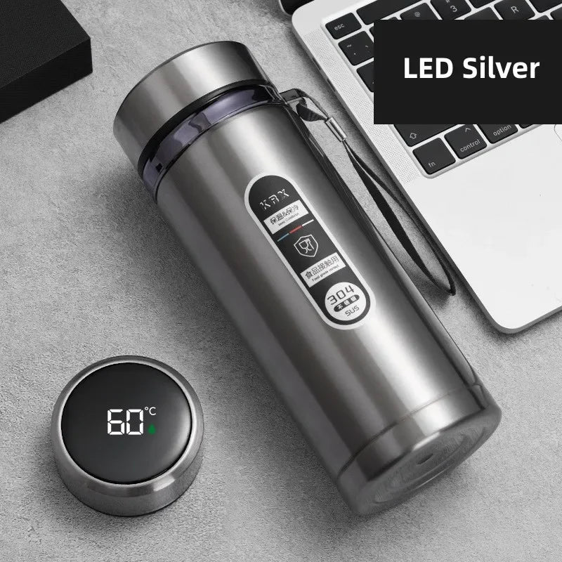 1000ML Stainless Steel Thermos Cup with LED Temperature Display 304 Tea Water Bottle Car Vacuum Flask Thermal Kettle Bottle