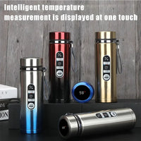 1000ML Stainless Steel Thermos Cup with LED Temperature Display 304 Tea Water Bottle Car Vacuum Flask Thermal Kettle Bottle